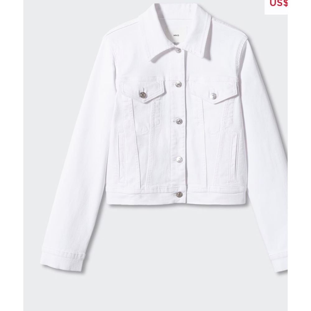 White denim jacket